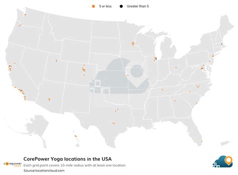 Number of CorePower Yoga locations in the USA - 2026