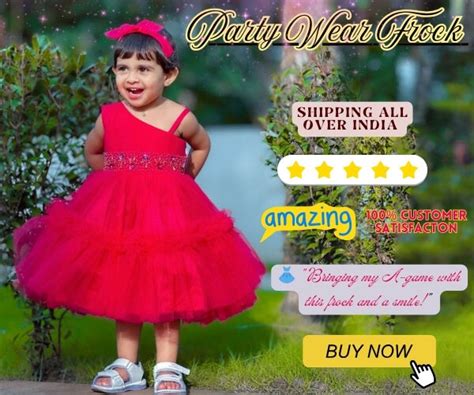 Buy Birthday Dresses, Party Wear Frocks, Evening Gowns, Designer Frock ...