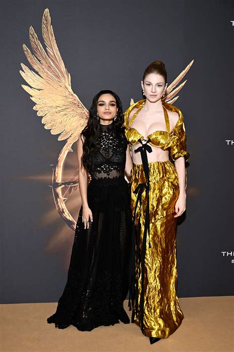 Hunter Schafer Wears Gold Set at ‘Hunger Games’ Prequel Premiere | Us ...