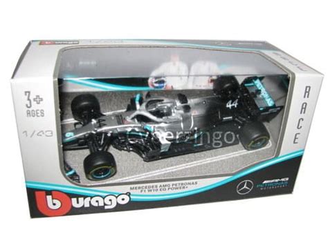 Buy Mercedes F1 W10 EQ Power AMG Petronas Hamilton Bburago 1:43 Model ...