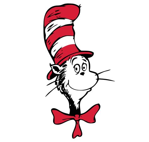 Dr. Seuss Logo Svg, The Cat In The Hat Svg, Dr. Seuss Cricut, Clipart ...