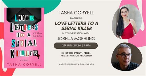 Tasha Coryell launches Love Letters to a Serial Killer with Joshua ...