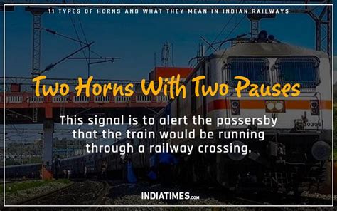 11 Types Of Horns And What They Mean In Indian Railways