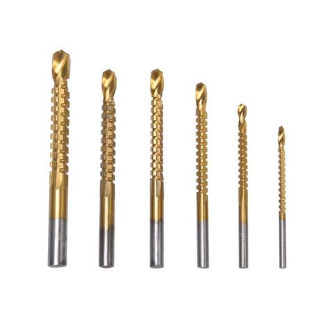 Metric Twist Drill Bit Set Titanium Plating Steel Extremely Heat ...
