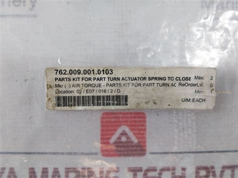Air Torque Complete Spare Part Kit 762.009.001.0103 – Aeliya Marine Tech