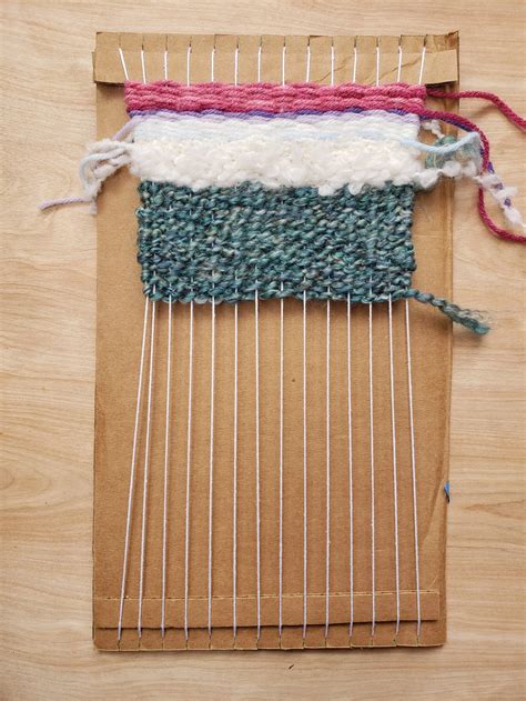 DIY Cardboard Weaving Loom — Cedar Dell Forest Farm