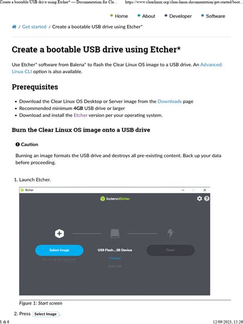 Using Etcher 的图像结果