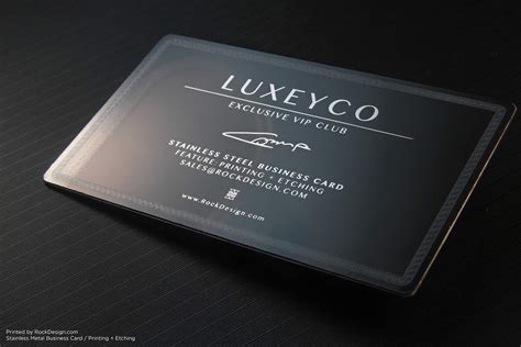 Stainless Steel Business Cards 的图像结果
