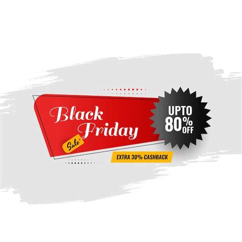 Black friday sale banner vector | Free Vector