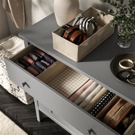 GULLABERG chest of 3 drawers, grey/anchor/unlock-function, 99x48x100 cm ...
