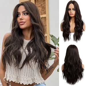 Hot Hairs 29” Full Head Curly Wavy Hair Wig with Net Wig Cap for Women ...