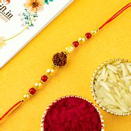 Pearl Rakhi | Buy and Send Pearl Rakhi Online for your Brother in India