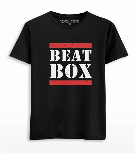 Beatbox Typography Printed T-shirt – Crunk Thread