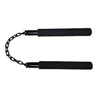 Buy Gyronax Rubber Half Foam Nunchaku Handle 10 and 9-inch Metal Chain ...