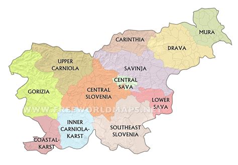 Slovenia Political Map