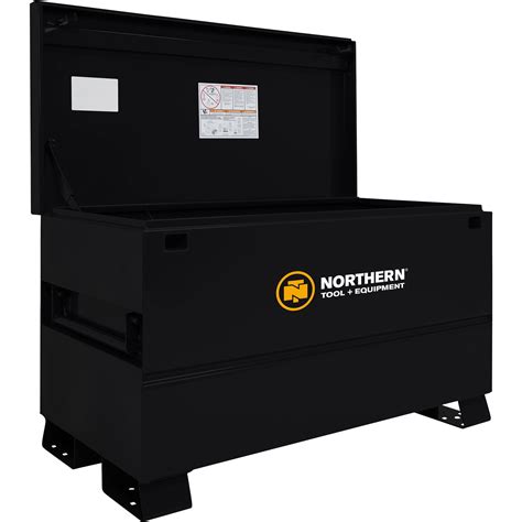 Northern Tool 48in. Jobsite Box, Black, 16-Gauge Steel, 48in.W x 24in.D ...
