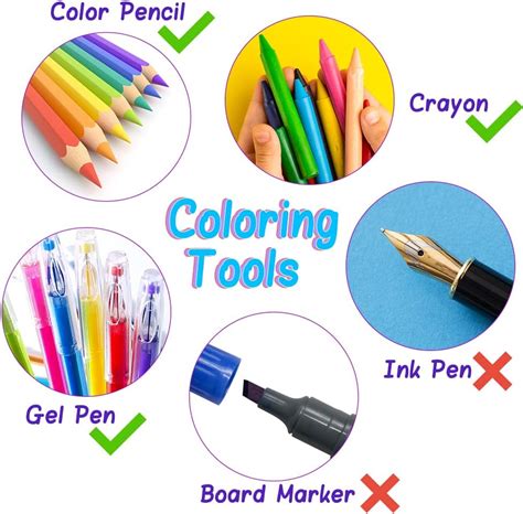 Buy 60 PCS Color Your Own Bookmarks for Kids Students Double-Sided ...