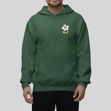 Check Outside Bottle Green Oversized Hoodie (Heavyweight) – Lazy Hippos