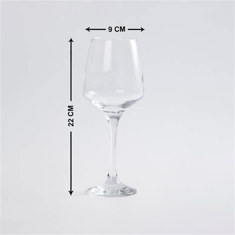 Buy Wexford Firenze Transparent Solid Stem Red Wine Glasses - 415ml ...