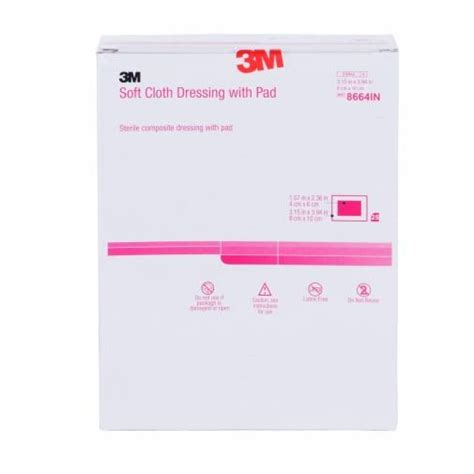 3M™ Soft Cloth Dressing with Pad 8664, 8 cm x 10 cm | 3M India