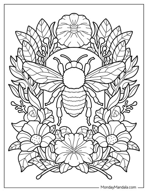 Queen Bee Coloring Pages