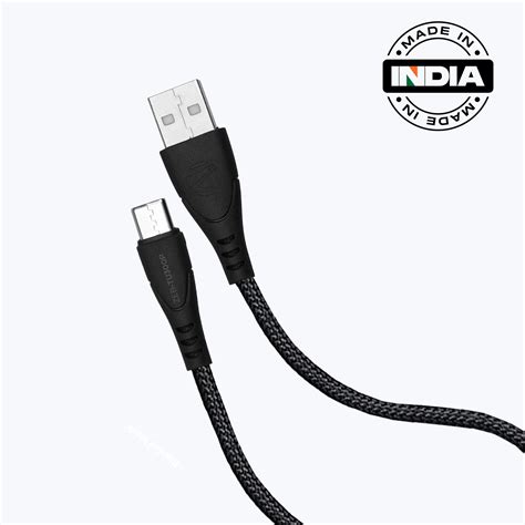 Zebronics TU300P High Quality Type C Cable - 1M Length