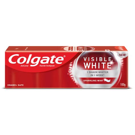 Buy Colgate Visible White Sparkling Mint Toothpaste, 100 gm | 19 ...