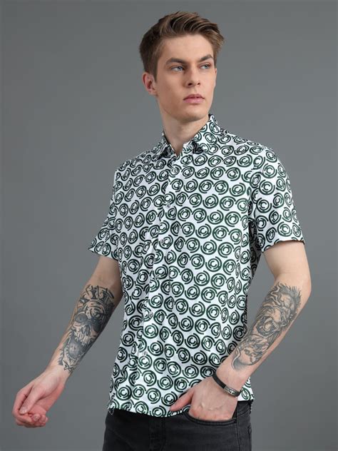 mens-rpet-quirky-circle-printed-casual-half-sleeve-shirt - Ecoline ...