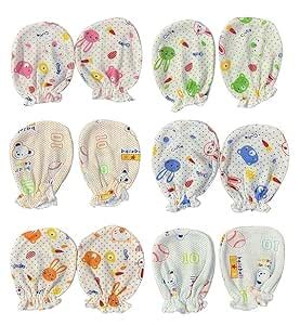 RK Brands® Cotton Mittens for New Born Baby (0-6 Months) | Baby Hand ...