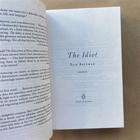 The idiot by Elif Batuman, Hobbies & Toys, Books & Magazines, Fiction ...