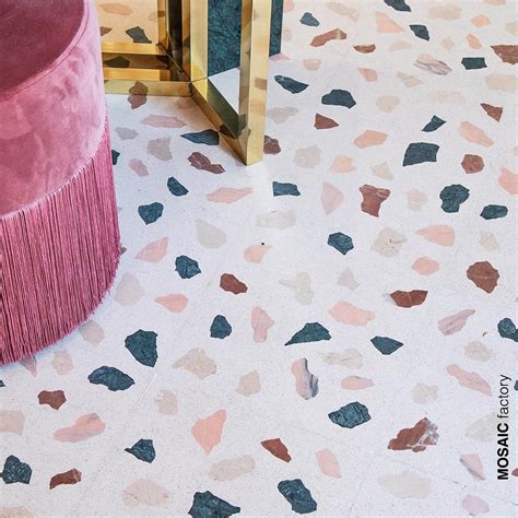 Terrazzo Vinyl Flooring Pink