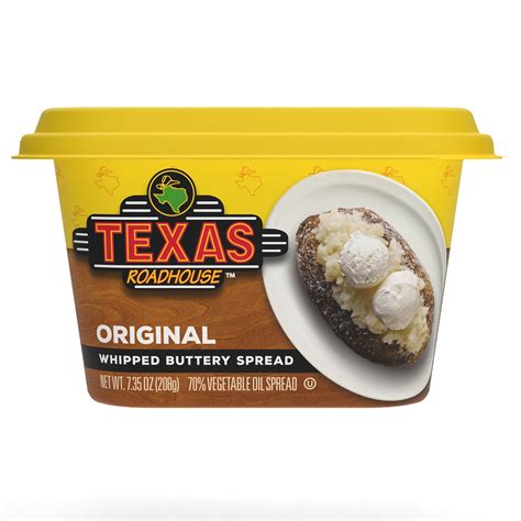 Texas Roadhouse Original Whipped Buttery Spread, 7.35 oz - Walmart ...