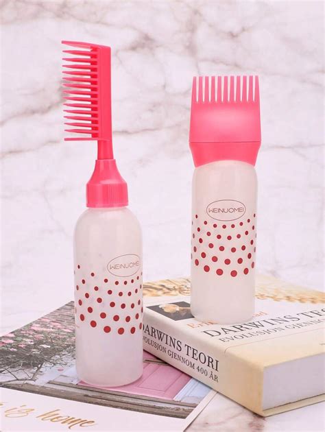 2pcs Set Hairdressing Tinting Bowl With Comb, Barber Hair Dye Mixing ...