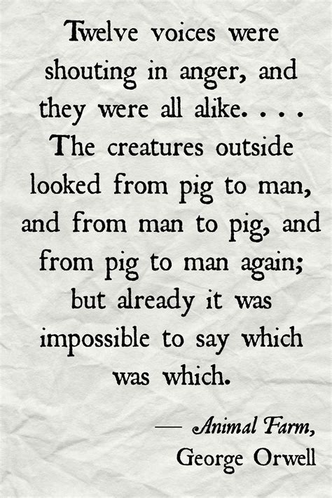 Favorite Quotations from Animal Farm by George Orwell