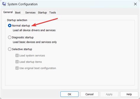 Image result for Msconfig Normal Startup Not Working