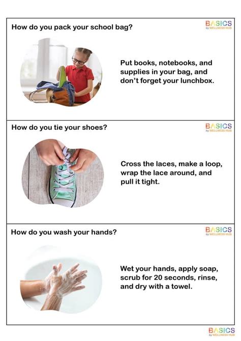 How Do You…? WH Procedural Questions with Pictures PDF