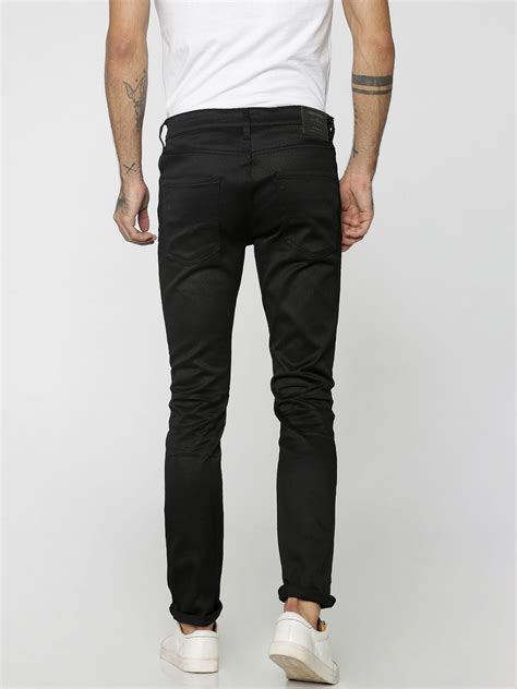 Skinny Fit Jeans - Buy Men Black Ben Low Rise Skinny Fit Jeans Online