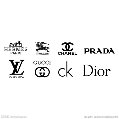 奢侈衣服品牌标志大全图片