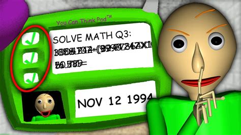 Image result for Baldi Basics Hard Question