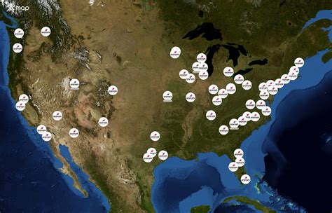 Number of Aramark Refreshments Locations in the United States of America