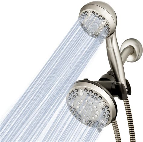 Amazon.com: Waterpik High Pressure Shower Head Handheld Spray, 2-in-1 ...