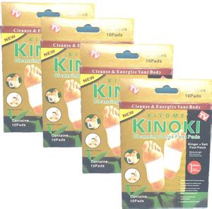 KIYOME KINOKI Natural Cleansing Foot Pads for Foot Care Price in India ...