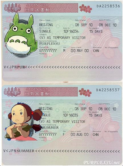 博客 - 日本个人旅游签证申请指南 (Purplexsu