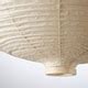 RISBYN pendant lamp shade, onion shape/beige, 57 cm (22") - IKEA