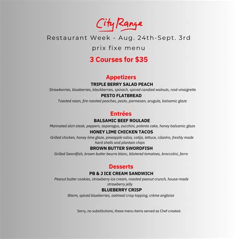 CityRange Steakhouse Grill - Greenville & Spartanburg