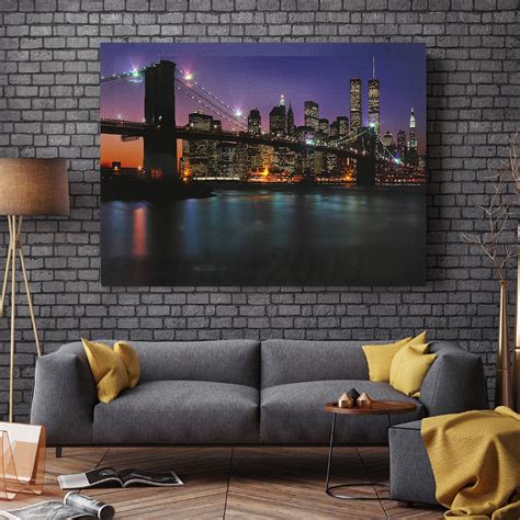 Bridge LED Light Up Canvas Painting Picture Wall Hanging Art Decor 12