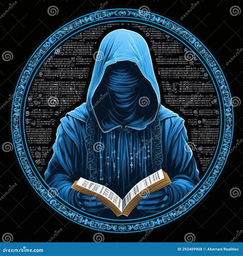 Person With A Hood With Conical Tip, Called In Spanish `capirote`. Holy ...