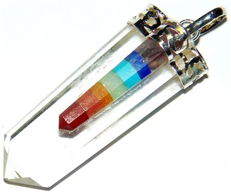 Crystal Pointed Chakra Pendant – Devshoppe