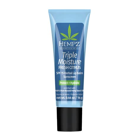 Hempz Triple Moisture Lip Balm .44oz – Ogden Beauty Supply