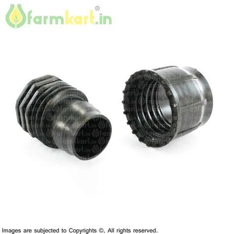 32mm (1 Inch) Compression push Fitting Endcap With Ring Lock for 32mm ...
